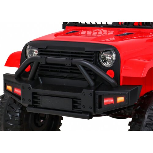  Auto na akumulator Jeep Dark Night - crveni Slike