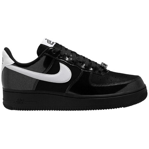 Nike Modne superge Air Force 1 Low &amp;#039;07 LV8 Glam Rock Black White Črna Slike