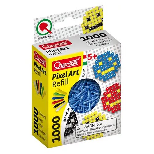Quercetti Quercetti: Pixel Art 1000-dopolnilni komplet 4mm modrih bucik Cene