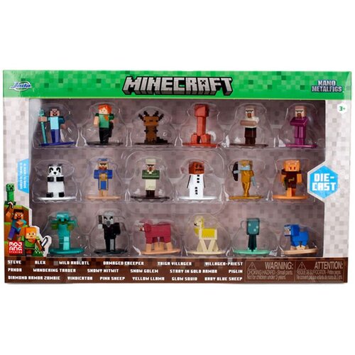 Minecraft Set 18 metalnih figura 4 cm Slike