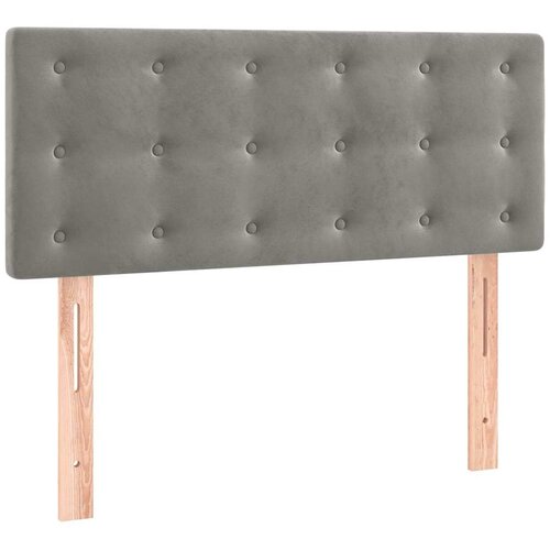  box spring s madracem LED svjetlosivi 100x200 cm bar&amp;scaron;un Slike