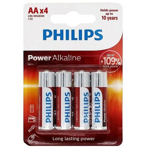 Philips baterija, alkalna, LR6 AA, , 4K ( 496460 ) Slike