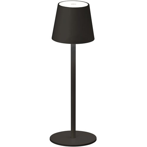 Fischer & Honsel Crna LED prigušiva stolna svjetiljka sa senzorom pokreta i metalnim sjenilom (visina 38 cm) Tropea - Cijene