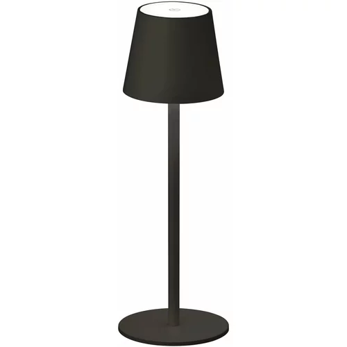 Fischer & Honsel Crna LED prigušiva stolna svjetiljka sa senzorom pokreta i metalnim sjenilom (visina 38 cm) Tropea -