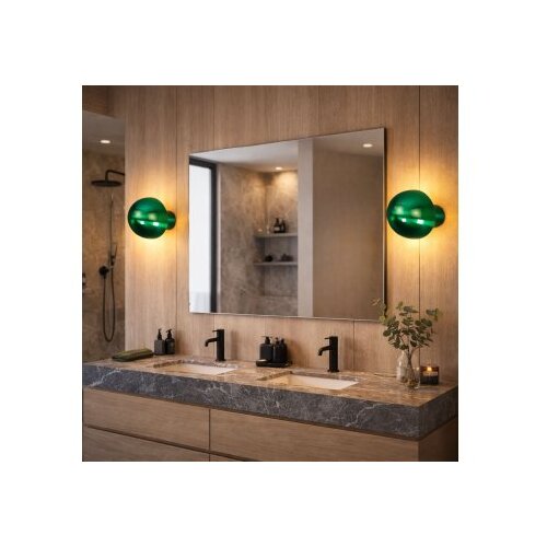 Opviq fungal - 13361 - zelena zidna lampa Slike