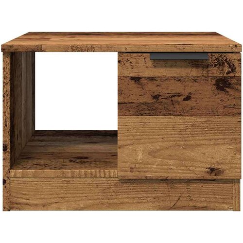 VidaXL Stolić za kavu boja staro drvo 50x50x36 cm konstruiranog drva Slike