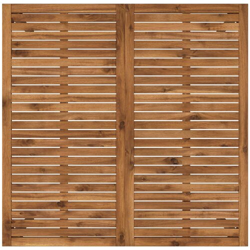  Stol za večeru u vrtu Prirodna i kava 110 x 108,5 x 75 cm Slike