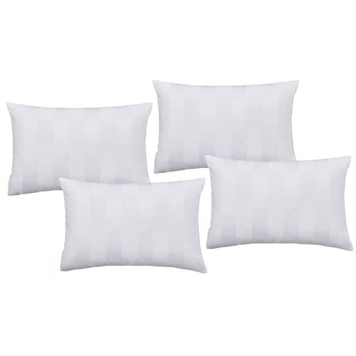 Catherine Lansfield Satenaste prevleke za vzglavnik v kompletu 4 ks 75x50 cm So Soft Satin Stripe &amp;ndash; Slike