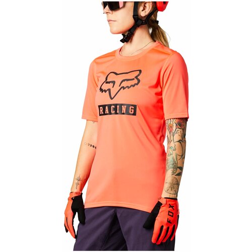 Fox Womens Ranger SS Women&amp;#039;s Cycling Jersey - Orange Slike