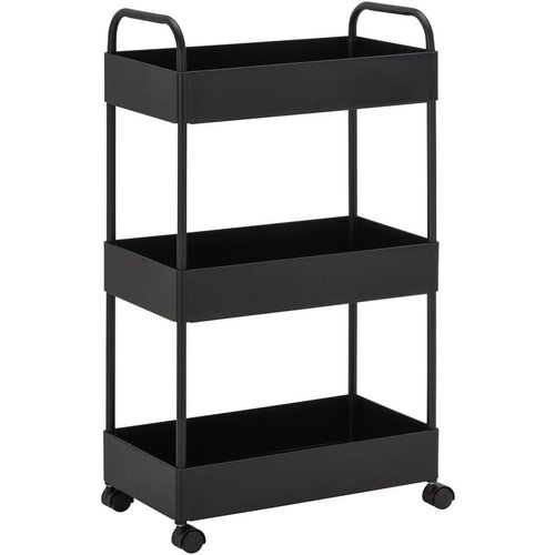 Bessagi Home Kopalniški Regal Sandro, S Kolesci, Črna Cene