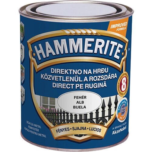 HAMMERITE sijajni lak za kovino smooth bela 750 ml Cene