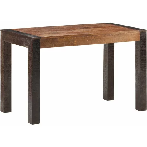  Blagovaonski stol 120 x 60 x 76 cm masivno grubo drvo manga