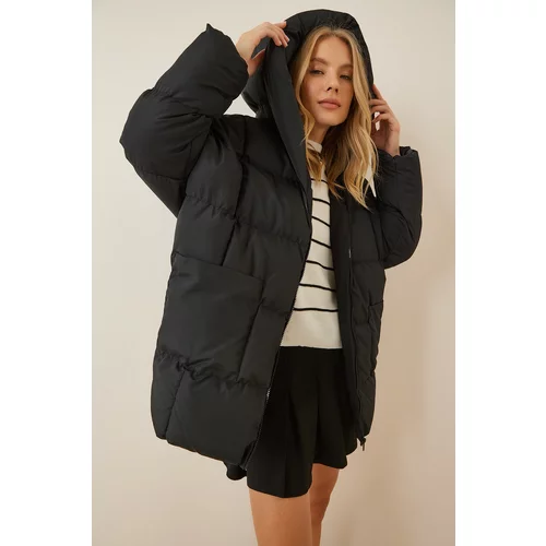 Happiness İstanbul Winter Jacket - Black - Puffer