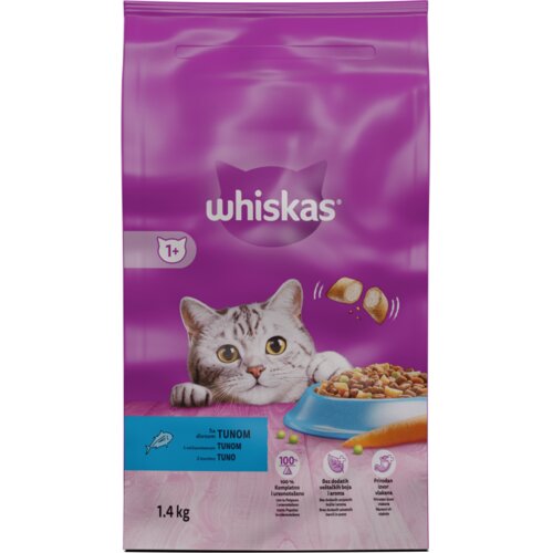 Whiskas briketi Aduld tuna,1,4 kg Cene