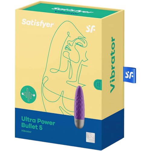 Satisfyer Mini vibrator Power Bullet 5 vijoličen Slike