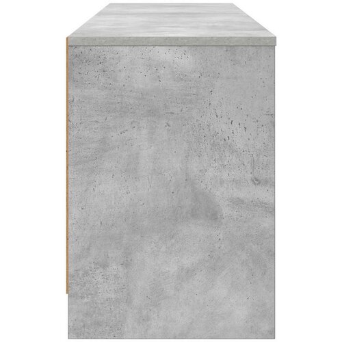  za krevet s policom 2 pcs Betonska siva 66 x 33 x 48 cm - Betonska siva Slike