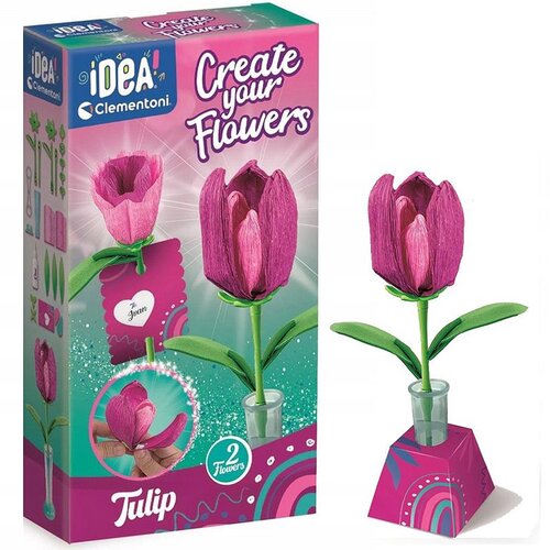 Clementoni Idea! Mini set za izradu tulipana - Slike