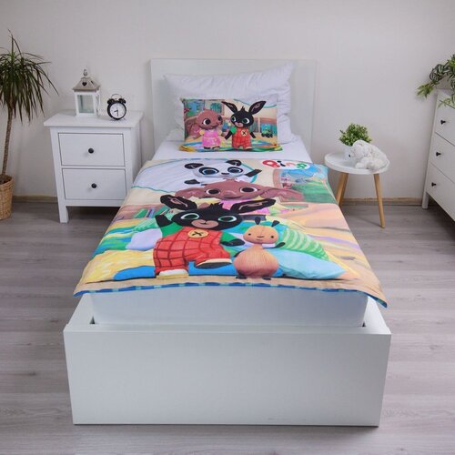 Jerry Fabrics Bombažna otro&amp;scaron;ka posteljnina za otro&amp;scaron;ko posteljico 100x135 cm Bing Bunny &amp;quot;Tower&amp;quot; &amp;ndash; Slike