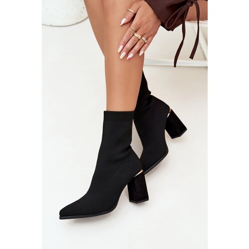 Boto Fabric Slip-On Women&amp;#039;s Ankle Boots Black Virelle Slike