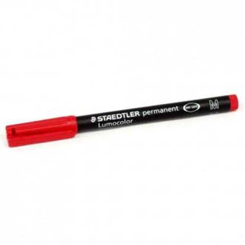 Staedtler Flomaster, permanent marker, Lumocolor 317, 1 mm, crveni Slike