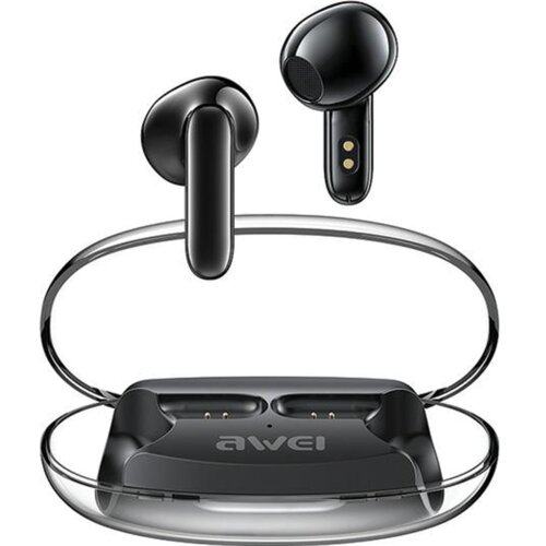 Awei BLUETOOTH 5.3 T85 ENC TWS SLU&amp;Scaron;ALKE ZA TELEFON ČRNE ČRNE, (21968935) Slike