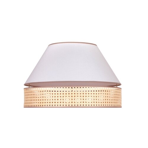  duolla - plafonsko svetlo avignon 1xE27/15W/230V prečnik 50 cm bela/ratan Slike