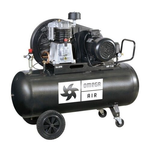 Omega Air Kompresor klipni Omega Air JPN 650/270 (11 bar, 4 kW, Sadržaj spremnika: 270 l) + BAUHAUS jamstvo 5 godina na uređaje na električni ili motorni pogon Cijene