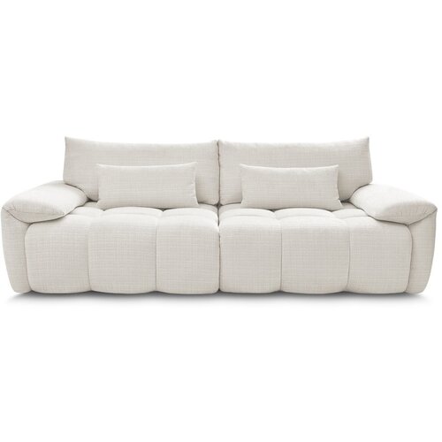 Bobochic Paris Bijela sofa od šenila 264 cm Ivane – Cene