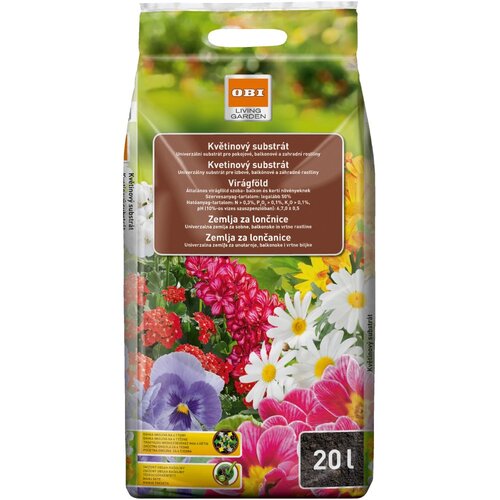 GROW by OBI OBI Living Garden Zemlja za lončnice 20 l Cene