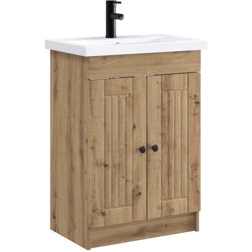 vidaXL Komplet pohištva za kopalnico Artisan hrast 78,5 x 37,5 x 81 cm, (5000245142) Cene