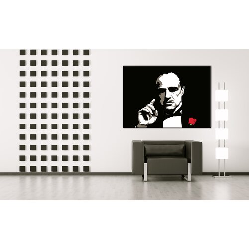  Ručno oslikana POP ART slika THE GODFATHER VITO CORLEONE 70k100 cm Cene