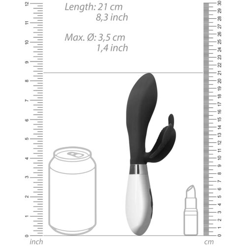 Alexios vibrator s krilcem za draženje klitorisa (črn) Slike