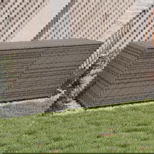 vidaXL Vrtna kutija za pohranu siva 283 L od poliratana Cijene