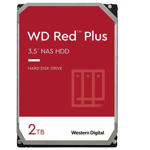 Western Digital NAS WD Red Plus 2TB CMR 3.5” 128MB 5400 RPM SATA TBW: 180 Cijene