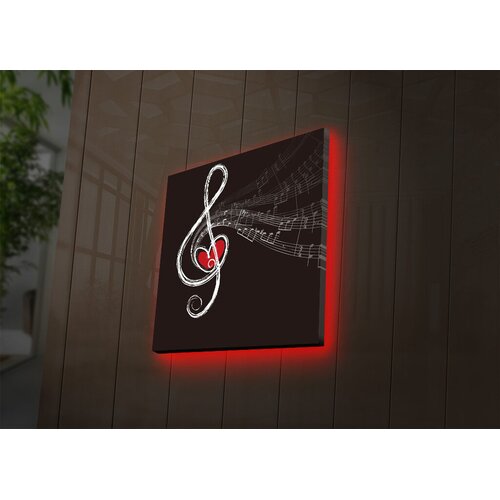 Wallity Zidna slika sa LED osvetljenjem 2828DACT-42, 28x28 cm Cene
