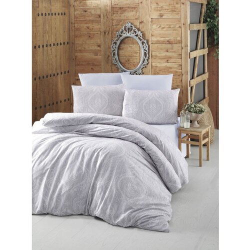  ornament - grey greywhite ranforce single quilt cover set (es) Cene