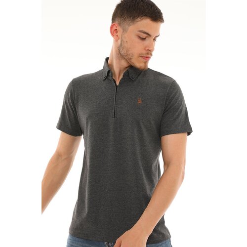 Dewberry T8583 MEN&amp;#039;S T-SHIRT-ANTHRACITE Slike