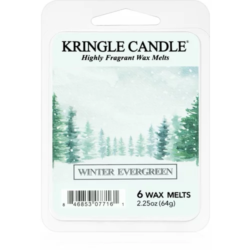 Kringle Candle Winter Evergreen vosek za aroma lučko 64 g