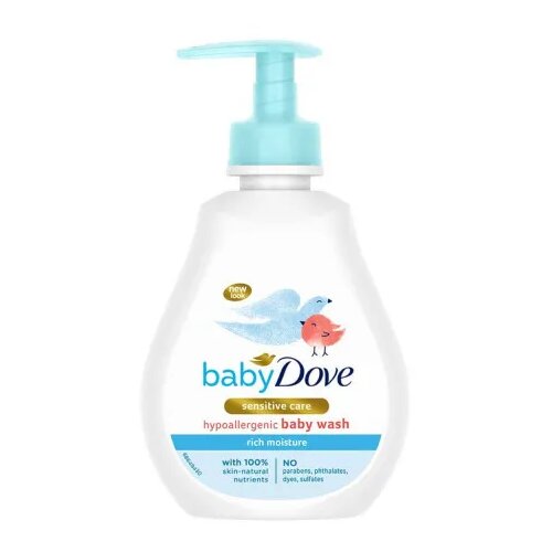 DOVE BABY kupka i losion rich moisture 400ml Slike