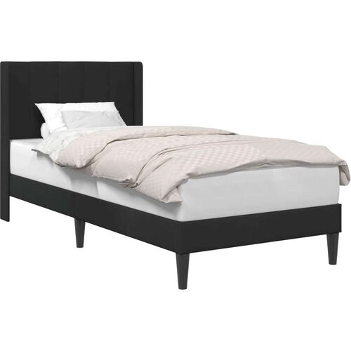  Okvir za krevet s uzglavljem Crna 90 x 200 cm Bar&amp;scaron;un - Crna 90 x 200 cm Slike