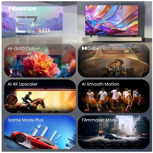 Hisense 43 inča 43E7S Hi-QLED 4K UHD Smart TV outlet Cene