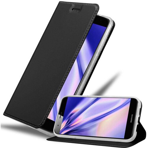 Cadorabo Huawei ASCEND G7 PLUS/G8/GX8 v klasična črna - Zaščitni ovitek z magnetnim zapiranjem, stoječo funkcijo in režo za kartice, (20565810) Cene