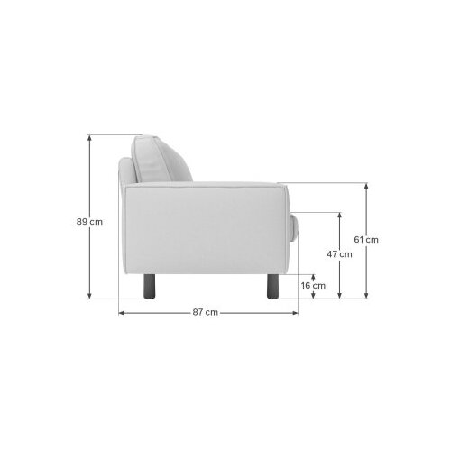 Atelier Del Sofa Dvosjed Sparrow 2, Maslinasta Slike