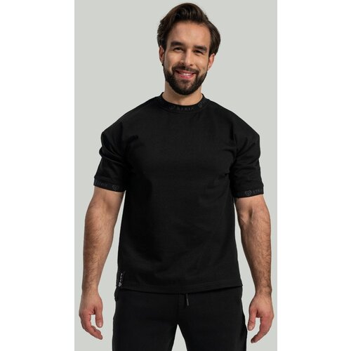 STRIX Mu&scaron;ka majica Oversized Heavy Black - STRIX Cene