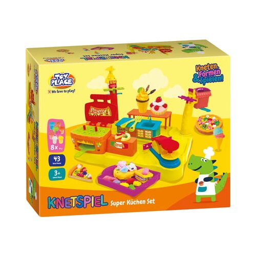 Toy Place Kuhinjski set iz mehke mase, 45 delov Slike
