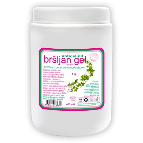  Anticelulit gel, br&amp;scaron;ljan, 1kg Slike
