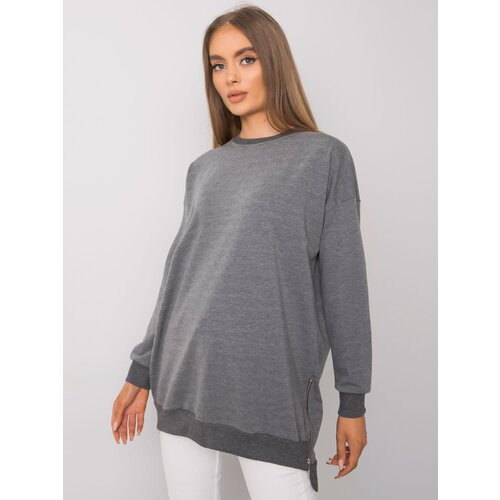 BASIC Feel Good Tunic-RV-TU-7187.26-dark gray Cene