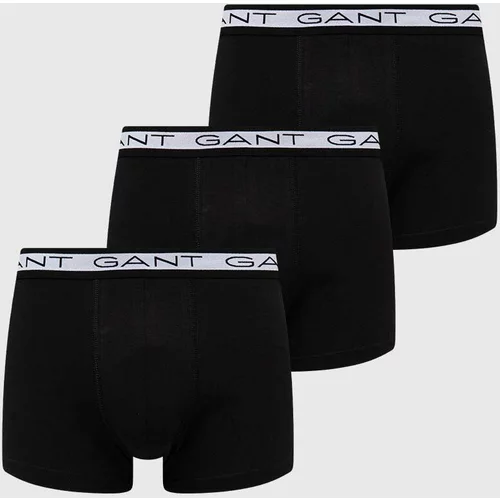 Gant Bokserice 3-pack za muškarce, boja: crna
