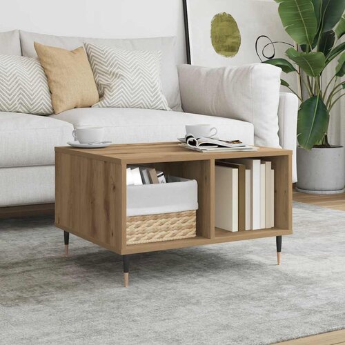  Stol za kavu Artisan hrast 60x50x36,5 cm izrađeno drvo Cene
