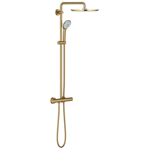 Grohe tu&amp;scaron; sistem s termostatsko armaturo za stensko montažo Euphoria 310, brushed cool sunrise, 26075GN0 Slike